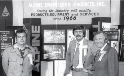 Another 1966 trade show, Charlie Vaccaro, John Carter, and Howard Markle