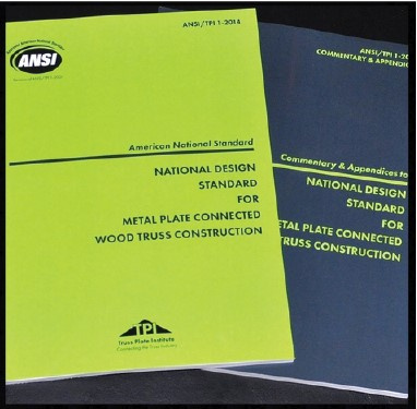 TPI booklets on the American National Standard for Metal Plate Connected Wood Truss Construction