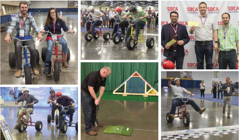 Emerging leader activities on the trikes and golfing at BCMC